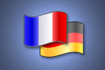 Übersetzung Ortmann Flaggen Frankreich Deutschland